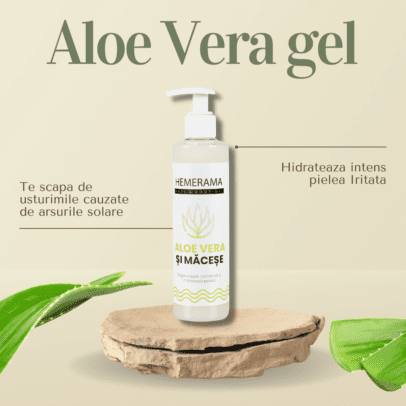 Natural Aloe Vera Skincare Product Display Instagram Post