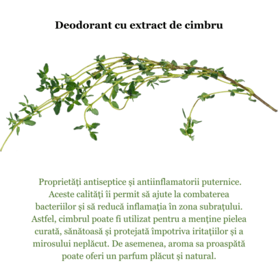 deodorant cu extract de cimbru