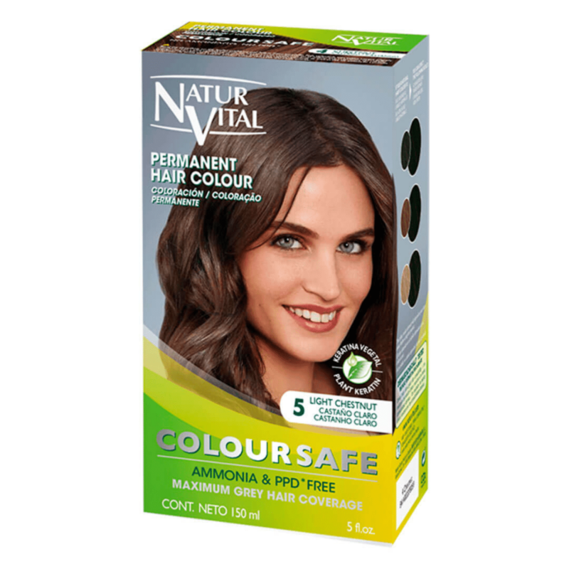 Vopsea Naturala Pentru Par Castaniu Deschis Nr.5 Naturvital
