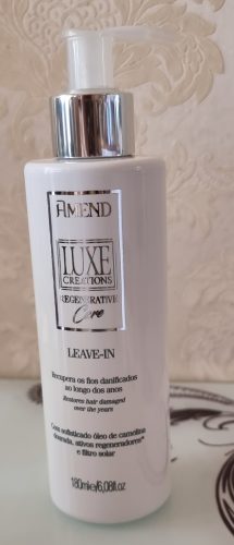 Crema leave-in pentru volum cu Camelina Aurie Amend Luxe Creations Regenerative Care Leave-In, 180 ml photo review